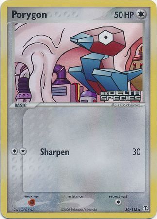 Porygon (80/113) (Stamped) [EX: Delta Species] | GnG Games