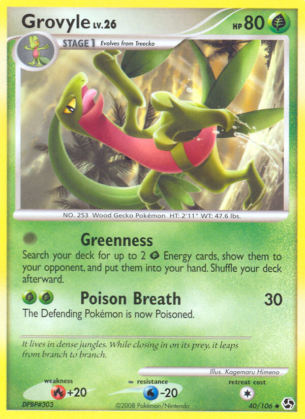 Grovyle (40/106) [Diamond & Pearl: Great Encounters] | GnG Games