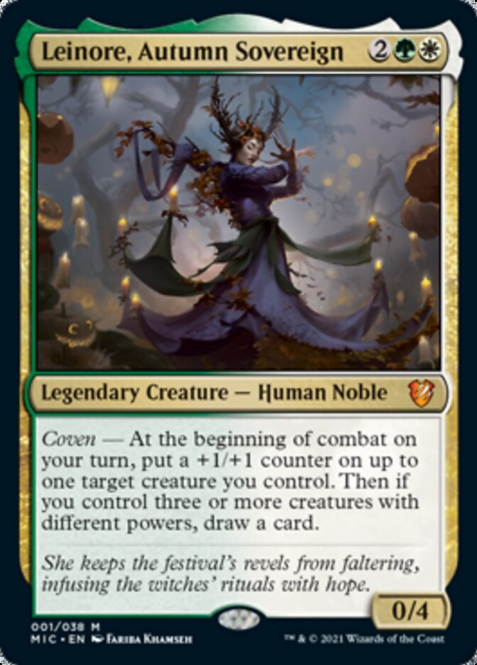 Leinore, Autumn Sovereign (Display Commander) [Innistrad: Midnight Hunt Commander] | GnG Games