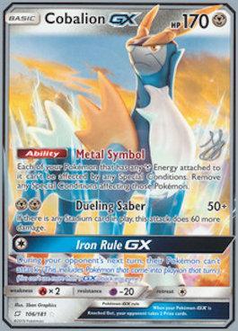 Cobalion GX (106/181) (Perfection - Henry Brand) [World Championships 2019] | GnG Games