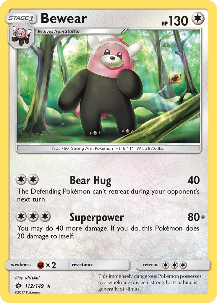 Bewear (112/149) [Sun & Moon: Base Set] | GnG Games