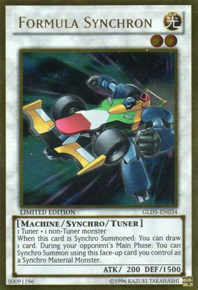 Formula Synchron [GLD5-EN034] Gold Rare | GnG Games