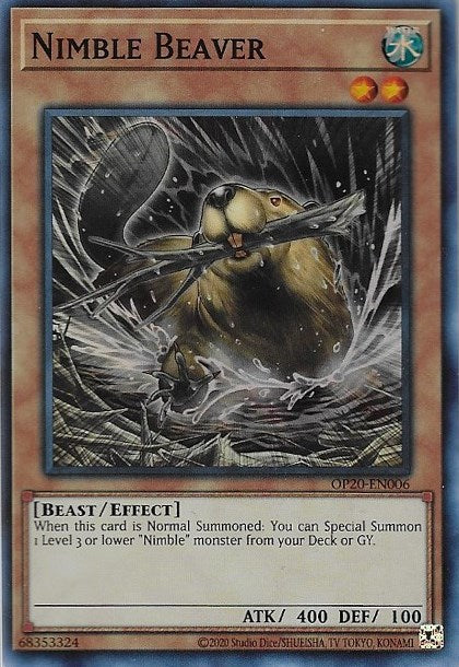 Nimble Beaver [OP20-EN006] Super Rare | GnG Games