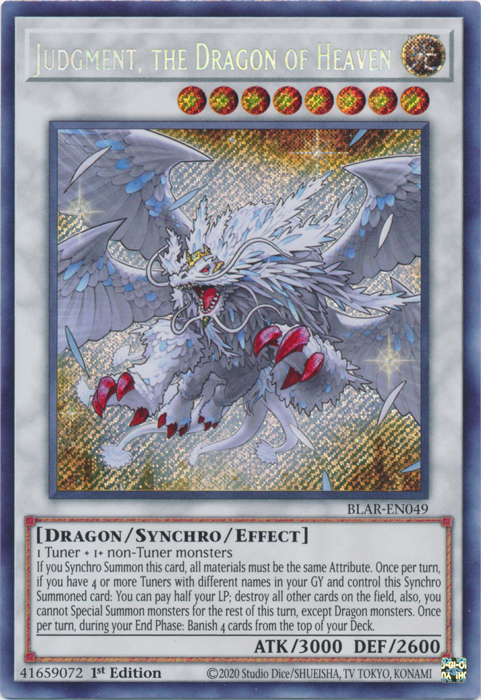 Judgment, the Dragon of Heaven [BLAR-EN049] Secret Rare | GnG Games