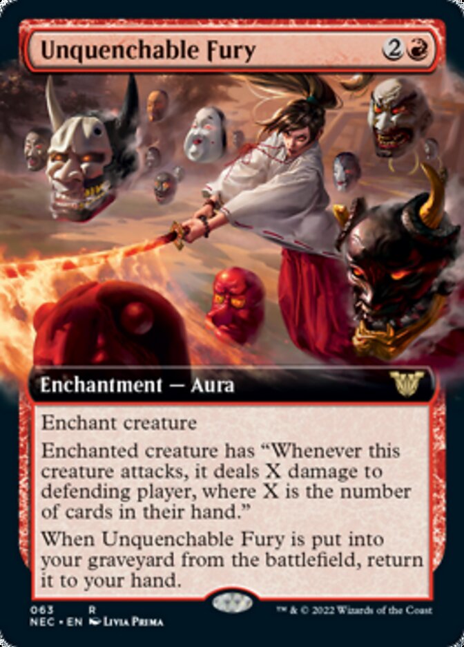Unquenchable Fury (Extended) [Kamigawa: Neon Dynasty Commander] | GnG Games