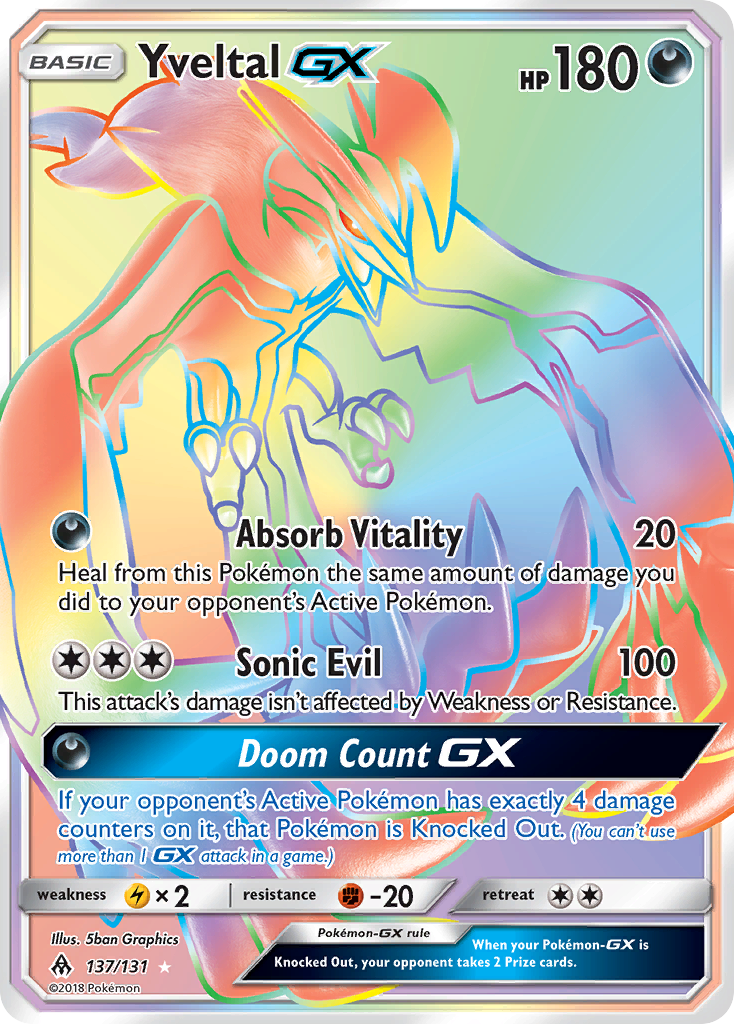 Yveltal GX (137/131) [Sun & Moon: Forbidden Light] | GnG Games