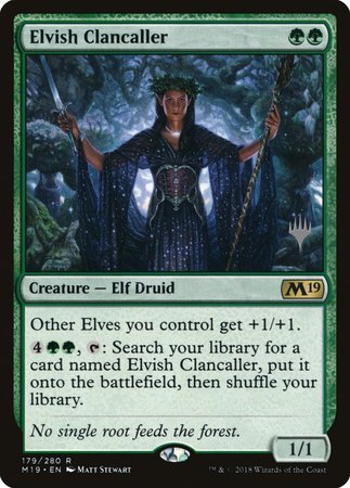 Elvish Clancaller [Core Set 2019 Promos] | GnG Games