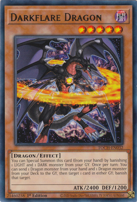 Darkflare Dragon [TOCH-EN032] Rare | GnG Games