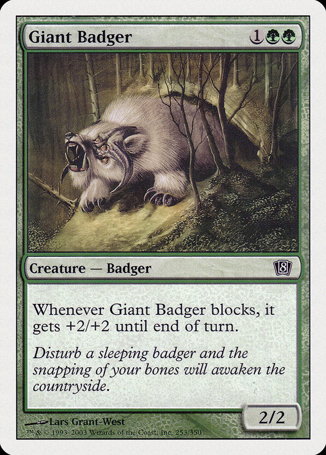 Giant Badger [Eighth Edition] | GnG Games