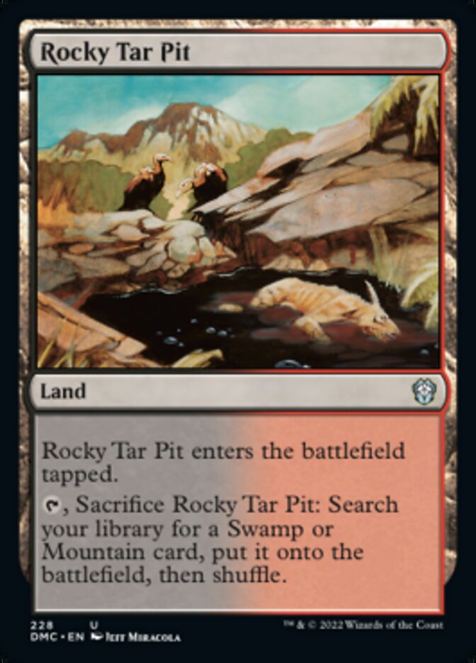 Rocky Tar Pit [Dominaria United Commander] | GnG Games