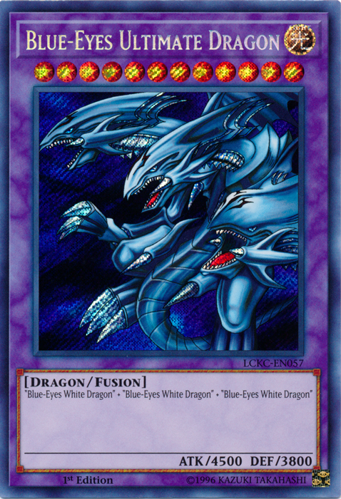 Blue-Eyes Ultimate Dragon [LCKC-EN057] Secret Rare | GnG Games