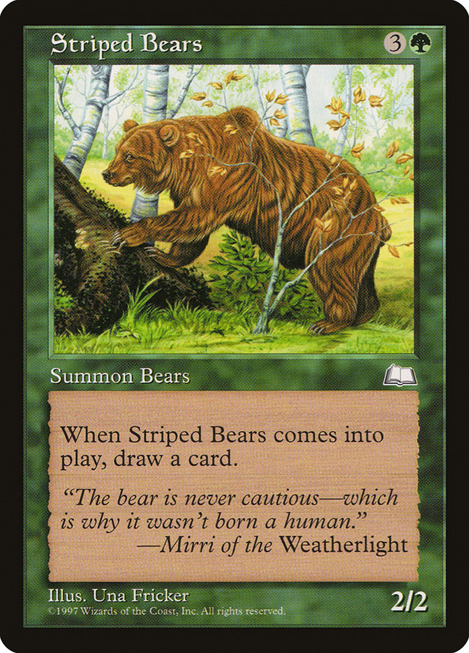 Striped Bears [Weatherlight] | GnG Games