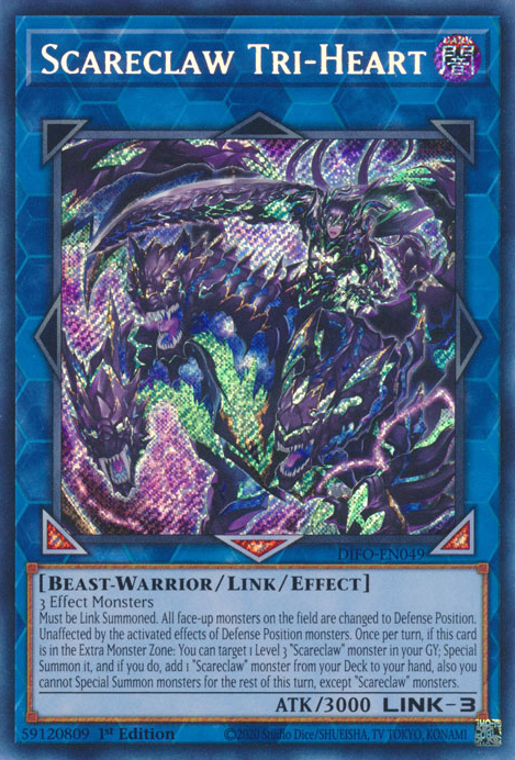 Scareclaw Tri-Heart [DIFO-EN049] Secret Rare | GnG Games