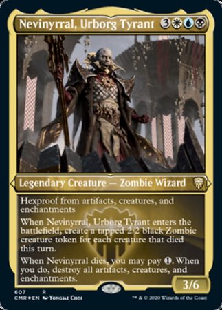 Nevinyrral, Urborg Tyrant (Foil Etched) [Commander Legends] | GnG Games