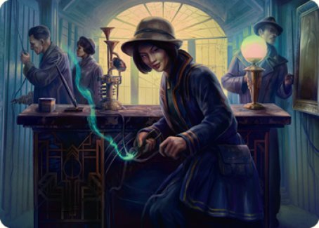 Wiretapping Art Card [Streets of New Capenna Art Series] | GnG Games