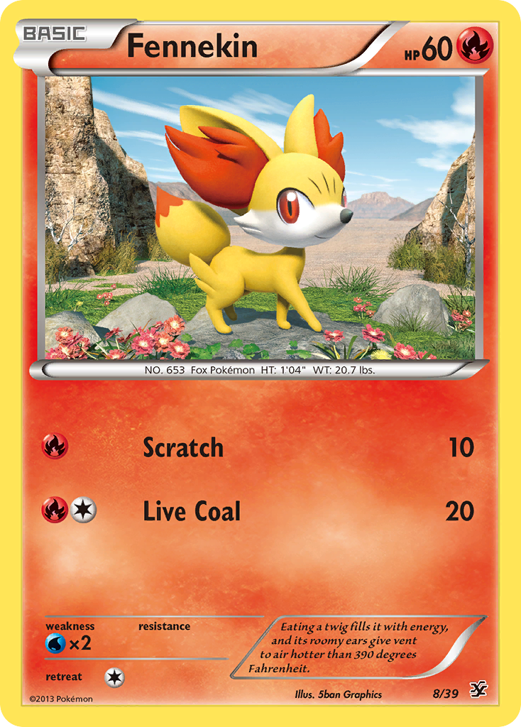 Fennekin (8/39) [XY: Kalos Starter Set] | GnG Games
