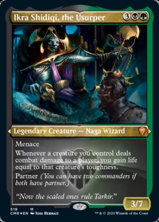 Ikra Shidiqi, the Usurper (Foil Etched) [Commander Legends] | GnG Games