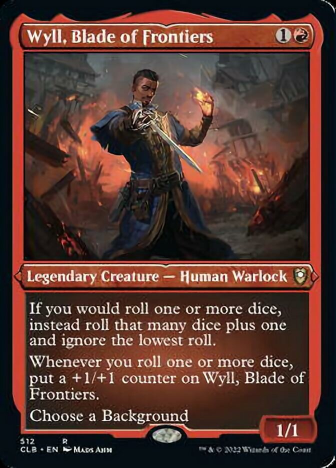 Wyll, Blade of Frontiers (Foil Etched) [Commander Legends: Battle for Baldur's Gate] | GnG Games