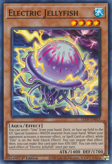 Electric Jellyfish [LED9-EN019] Super Rare | GnG Games