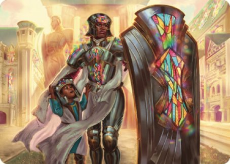 Guardian of New Benalia Art Card [Dominaria United Art Series] | GnG Games