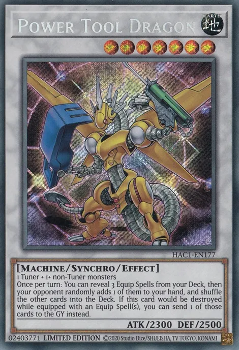 Power Tool Dragon [HAC1-EN177] Secret Rare | GnG Games