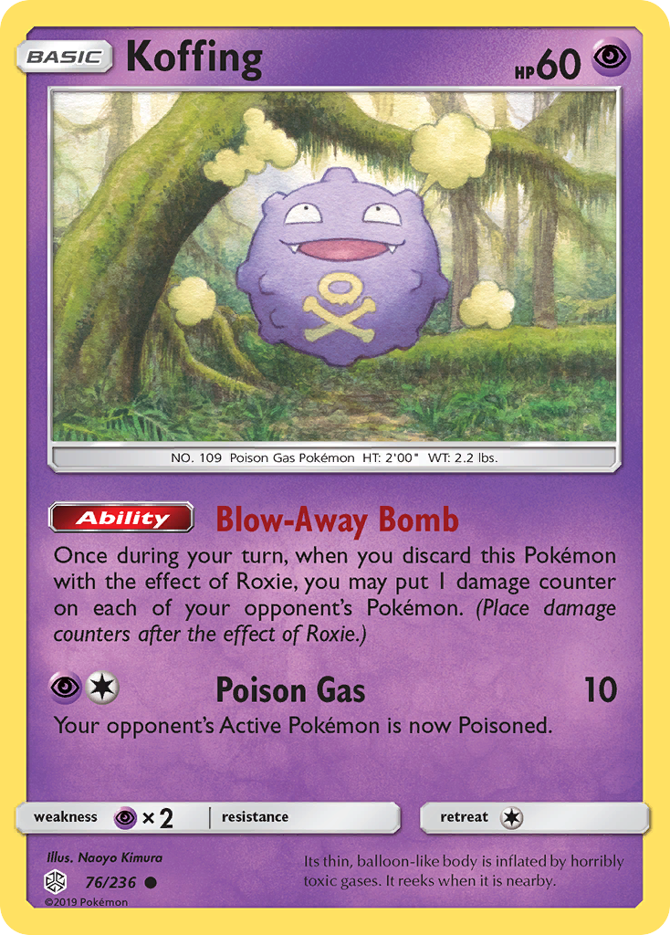 Koffing (76/236) [Sun & Moon: Cosmic Eclipse] | GnG Games