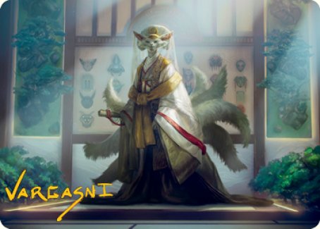 Light-Paws, Emperor's Voice Art Card (Gold-Stamped Signature) [Kamigawa: Neon Dynasty Art Series] | GnG Games