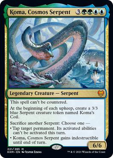 Koma, Cosmos Serpent [Kaldheim Promo Pack] | GnG Games