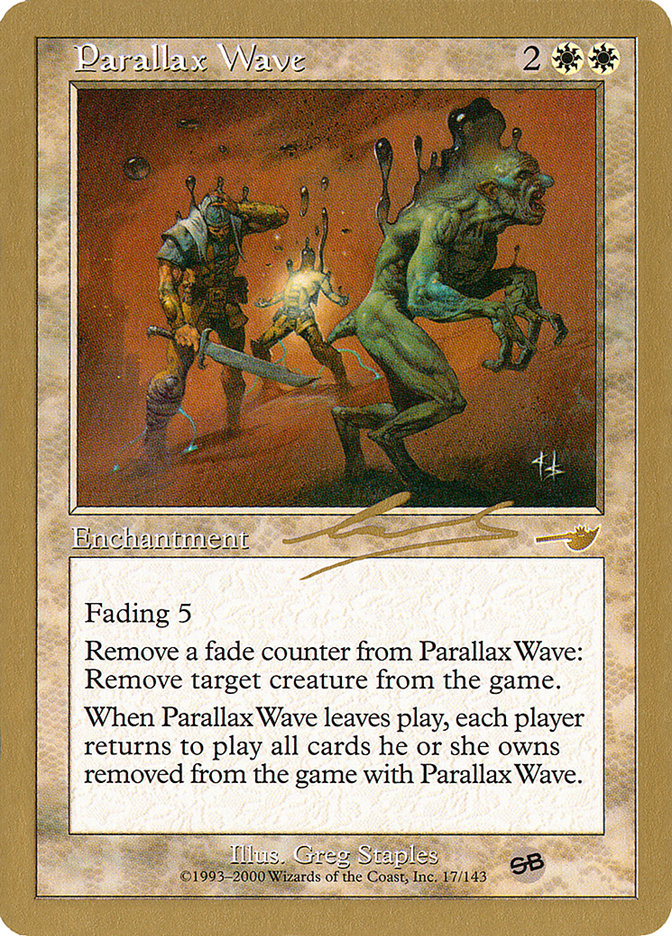 Parallax Wave (Nicolas Labarre) (SB) [World Championship Decks 2000] | GnG Games