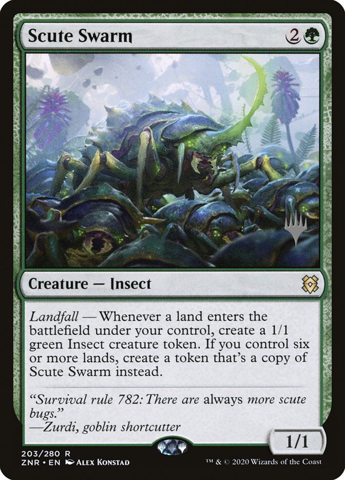 Scute Swarm (Promo Pack) [Zendikar Rising Promos] | GnG Games