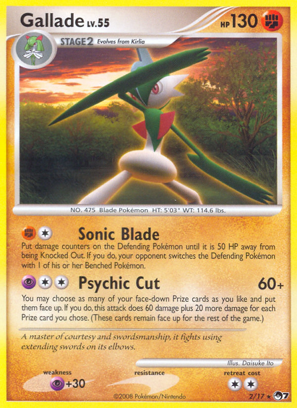 Gallade (2/17) [POP Series 7] | GnG Games