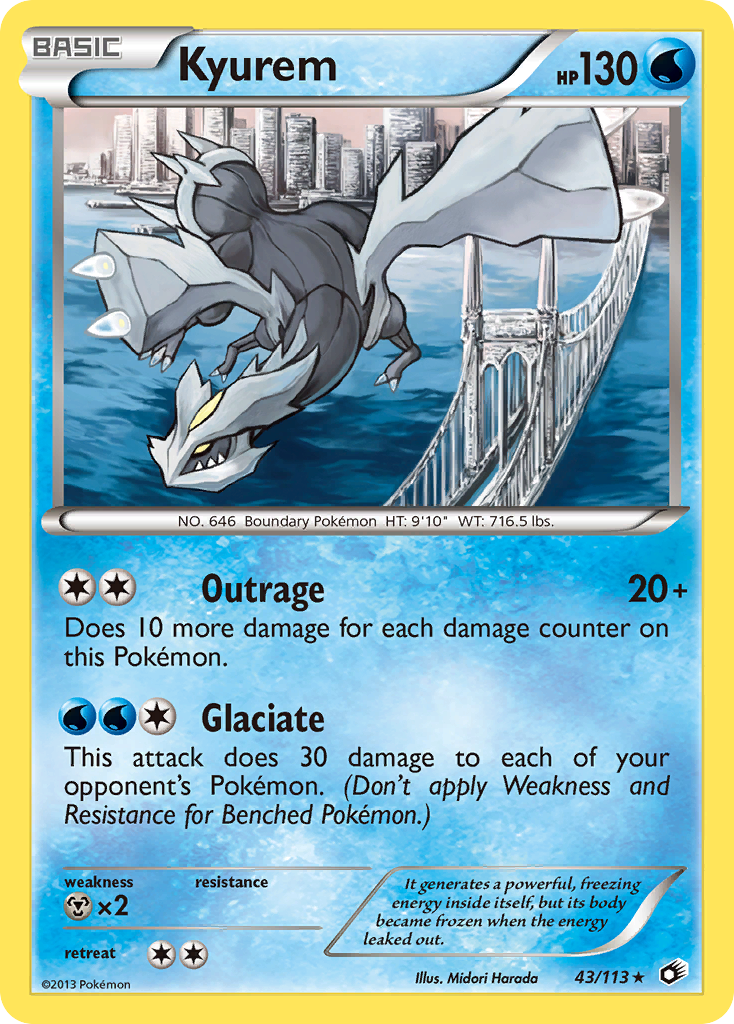 Kyurem (43/113) (Theme Deck Exclusive) [Black & White: Legendary Treasures] | GnG Games