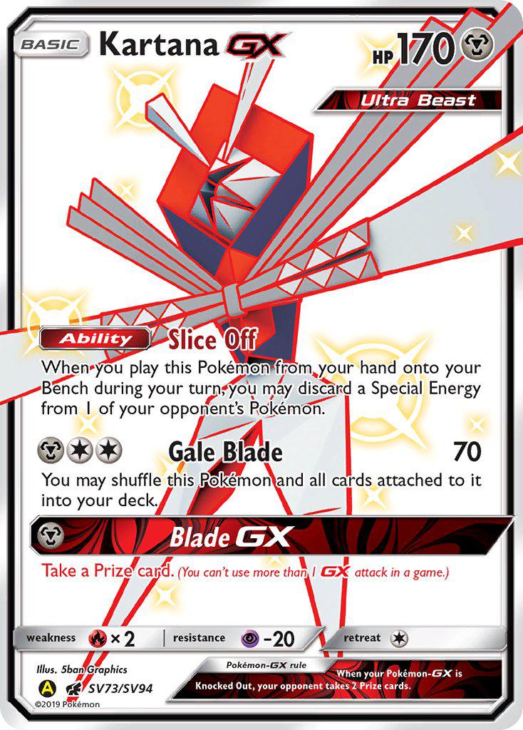 Kartana GX (SV73/SV94) [Sun & Moon: Hidden Fates - Shiny Vault] | GnG Games