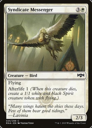 Syndicate Messenger [Ravnica Allegiance] | GnG Games