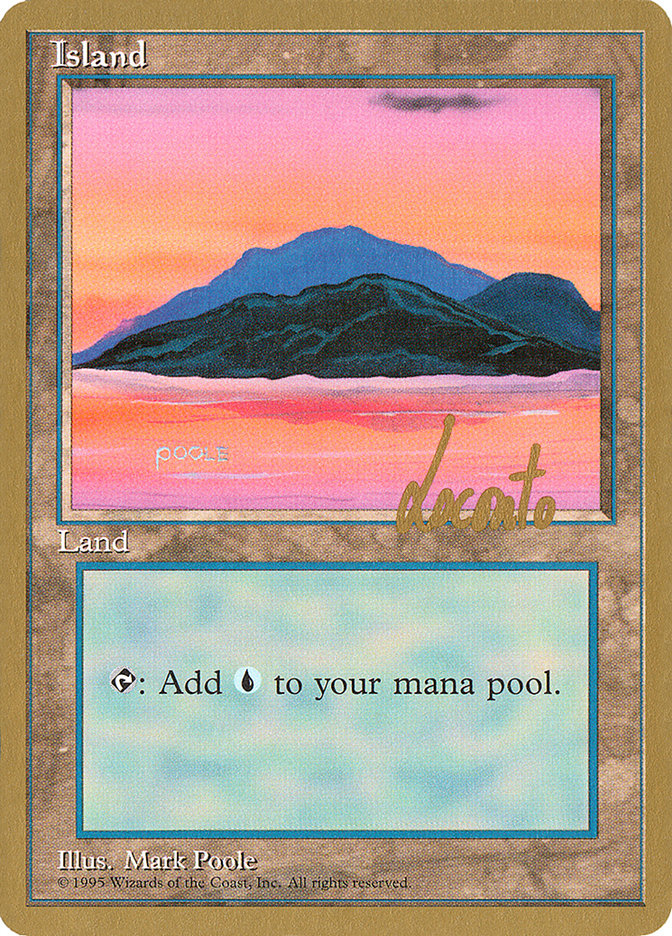 Island (ml369) (Michael Loconto) [Pro Tour Collector Set] | GnG Games