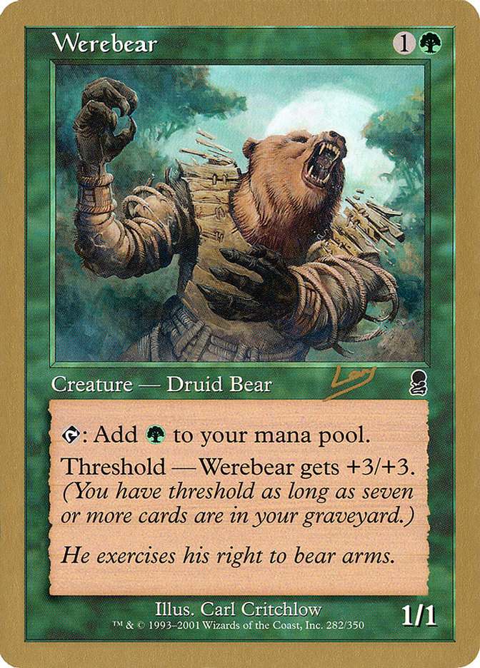 Werebear (Raphael Levy) [World Championship Decks 2002] | GnG Games