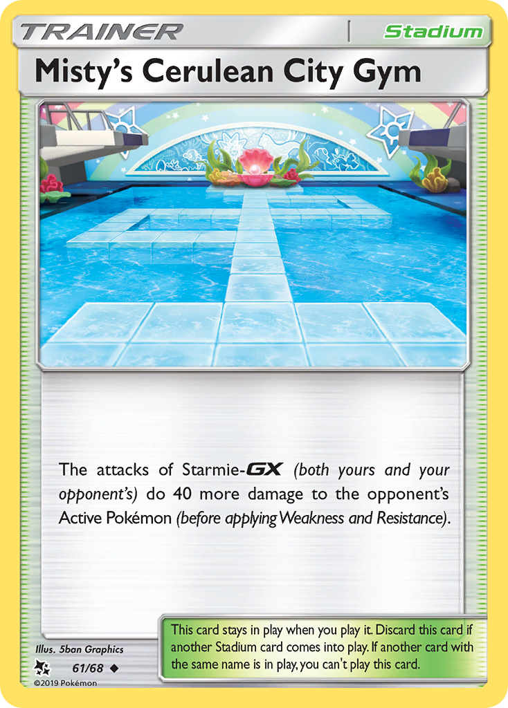 Misty's Cerulean City Gym (61/68) [Sun & Moon: Hidden Fates] | GnG Games