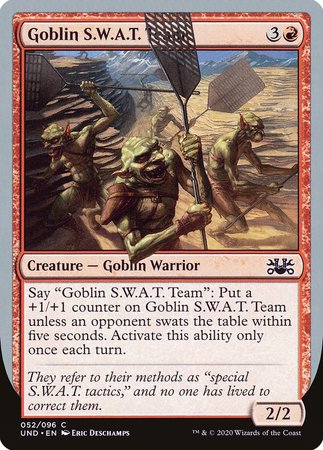 Goblin S.W.A.T. Team [Unsanctioned] | GnG Games