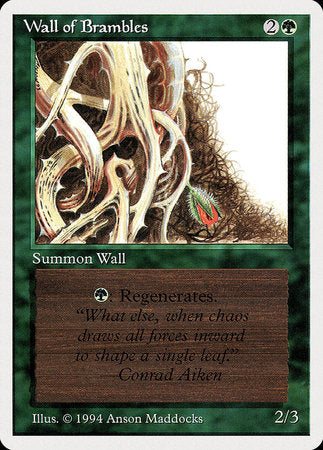Wall of Brambles [Summer Magic / Edgar] | GnG Games