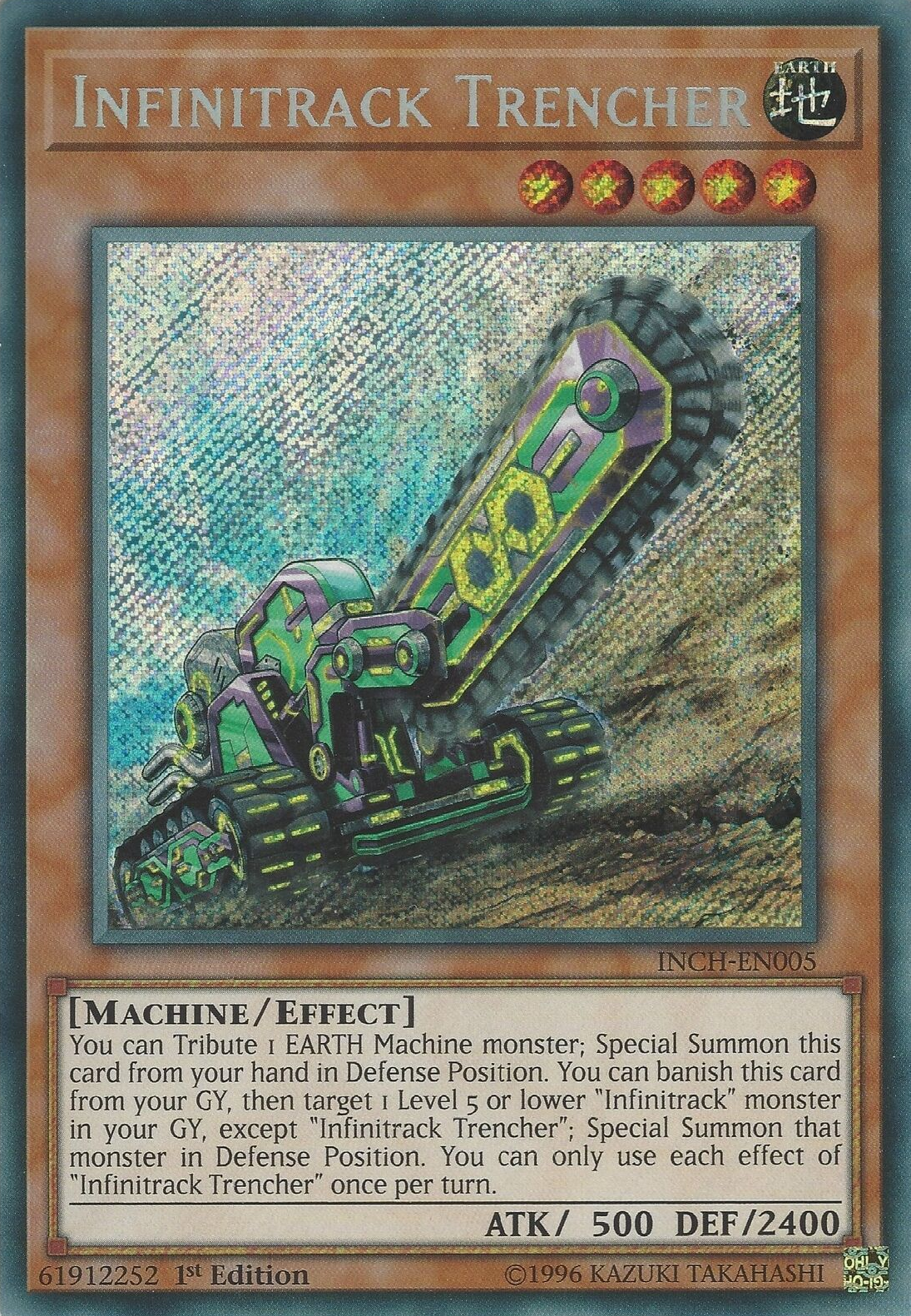 Infinitrack Trencher [INCH-EN005] Secret Rare | GnG Games