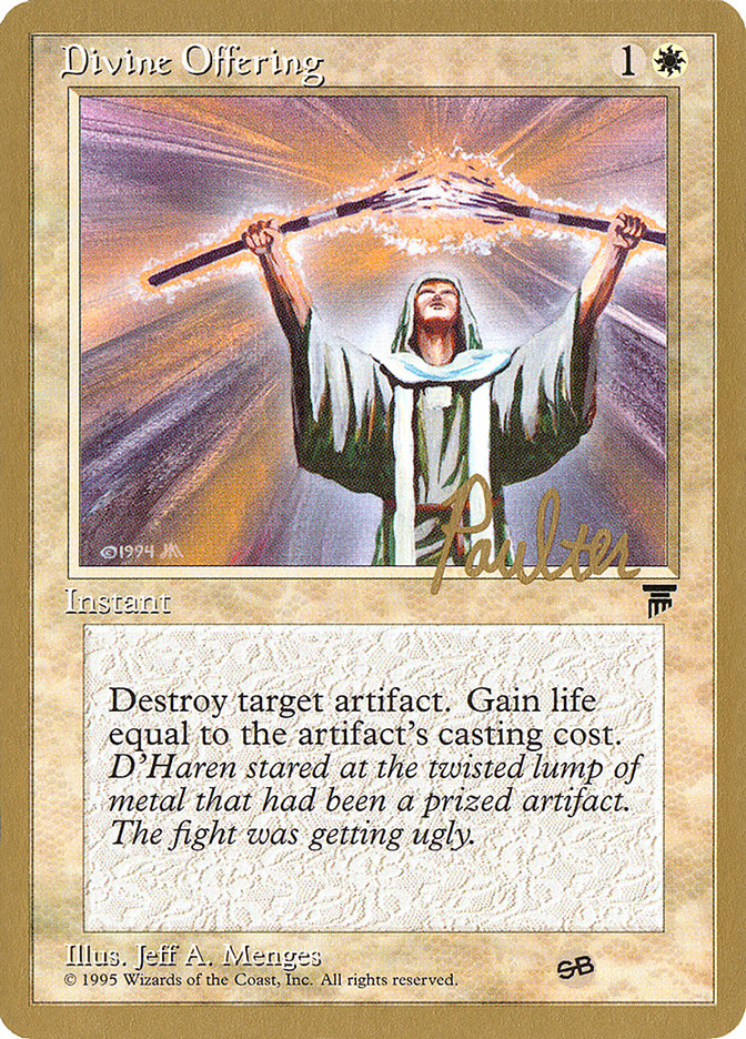 Divine Offering (Preston Poulter) (SB) [Pro Tour Collector Set] | GnG Games