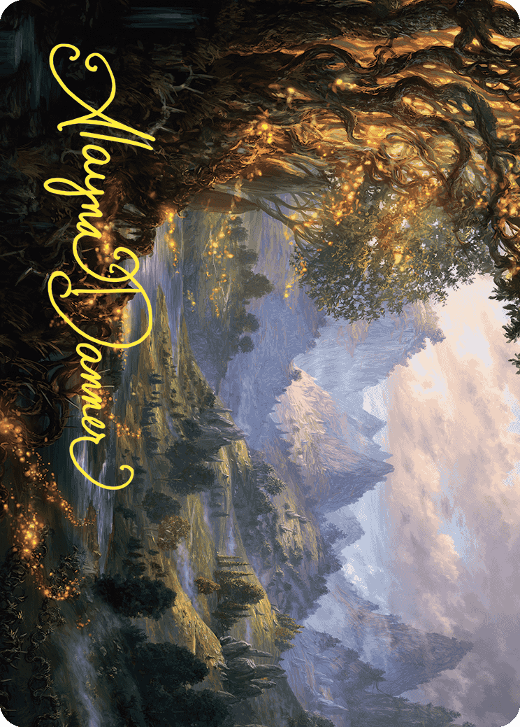 Evolving Wilds Art Card (Gold-Stamped Signature) [Wilds of Eldraine Art Series] | GnG Games