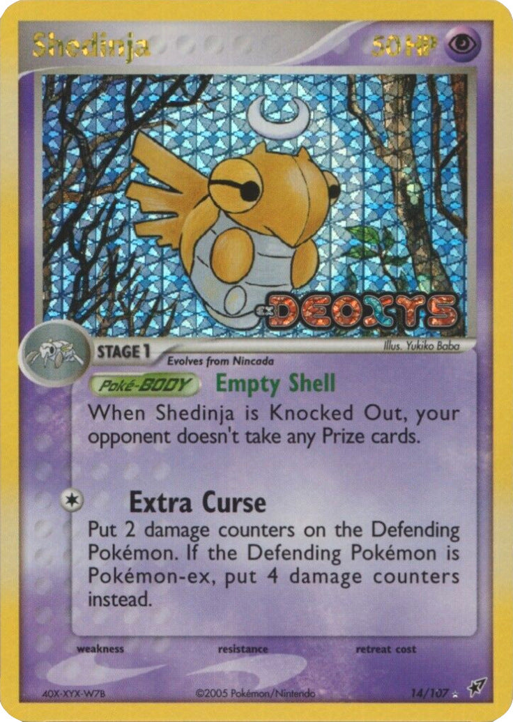 Shedinja (14/107) (Stamped) [EX: Deoxys] | GnG Games