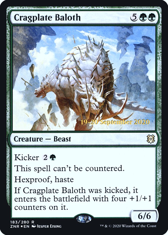 Cragplate Baloth  [Zendikar Rising Prerelease Promos] | GnG Games