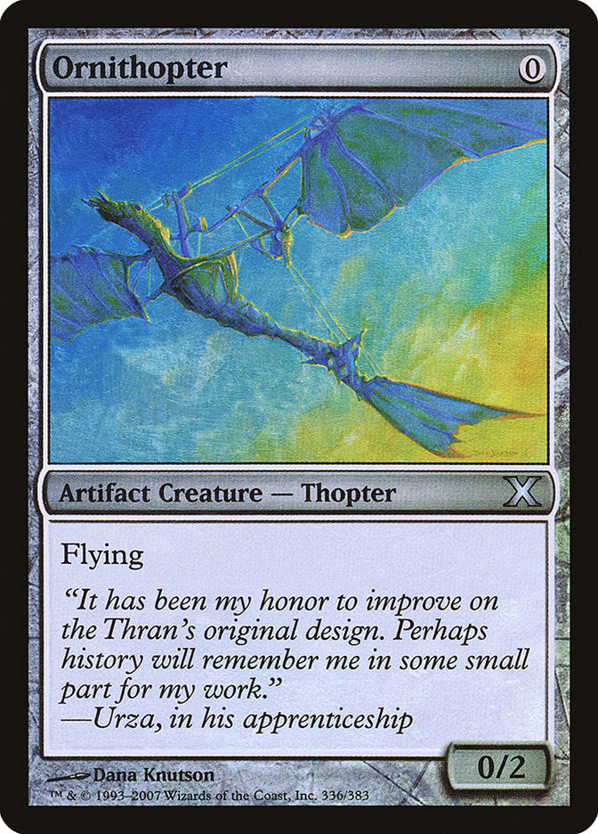 Ornithopter (Premium Foil) [Tenth Edition] | GnG Games