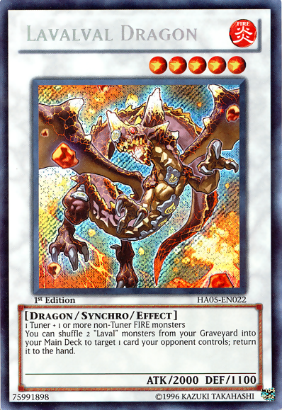 Lavalval Dragon [HA05-EN022] Secret Rare | GnG Games