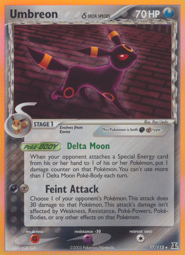 Umbreon (17/113) (Delta Species) [EX: Delta Species] | GnG Games