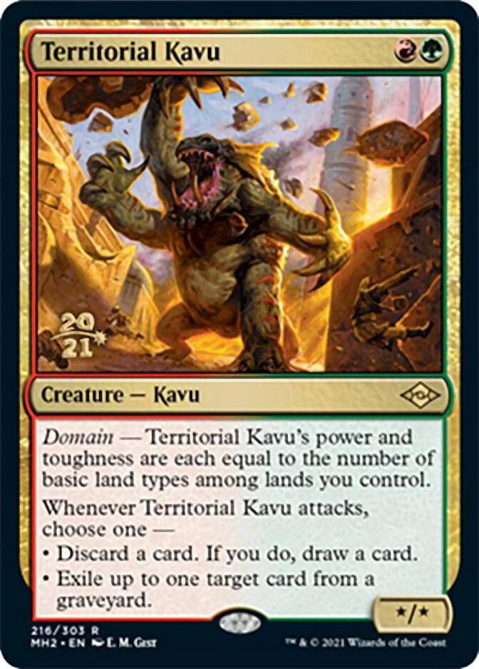 Territorial Kavu [Modern Horizons 2 Prerelease Promos] | GnG Games