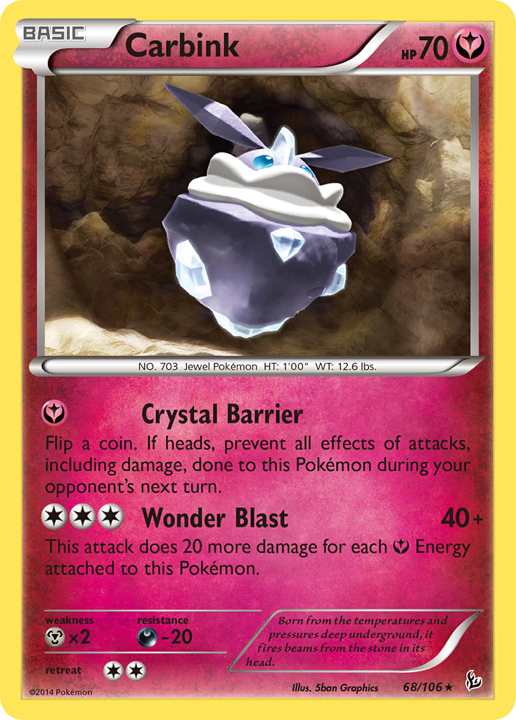 Carbink (68/106) (Theme Deck Exclusive) [XY: Flashfire] | GnG Games