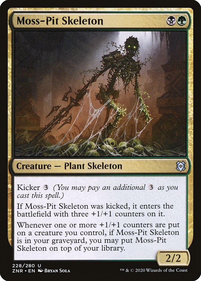 Moss-Pit Skeleton [Zendikar Rising] | GnG Games